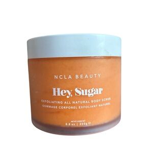 NCLA Beauty Hey, Sugar Papaya Vanilla Body Scrub NWOB 8.8 Fl Oz.